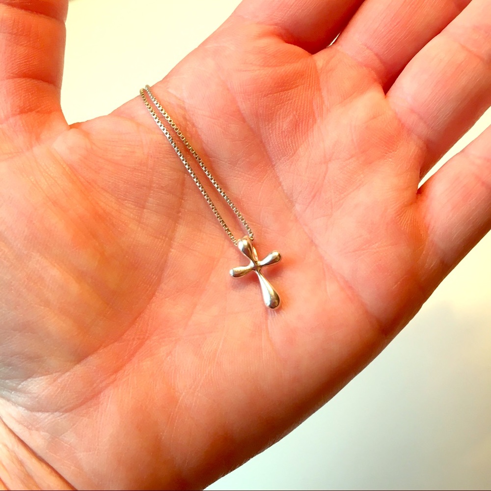 Sterling Silver Cross Necklace 925